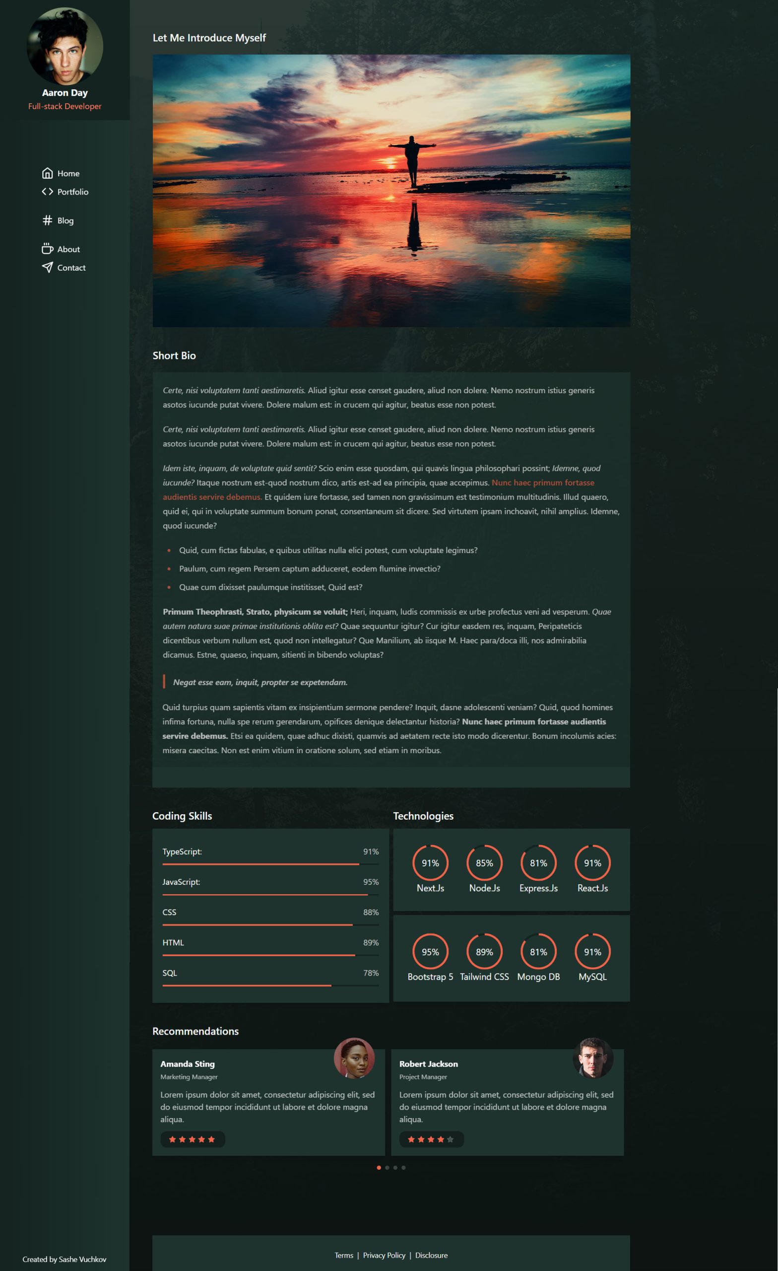 Darky's Homepage Design