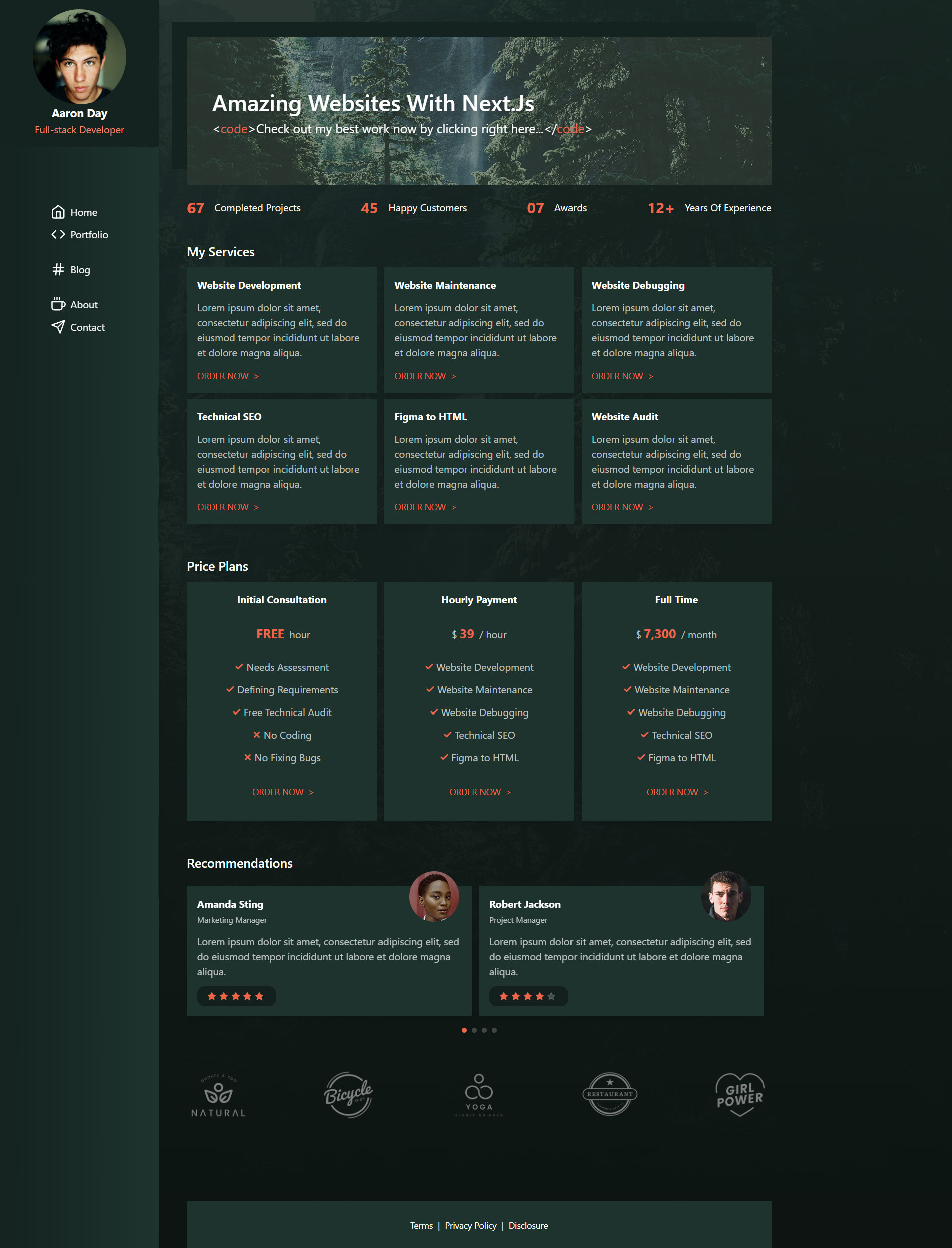 Darky's Homepage Design